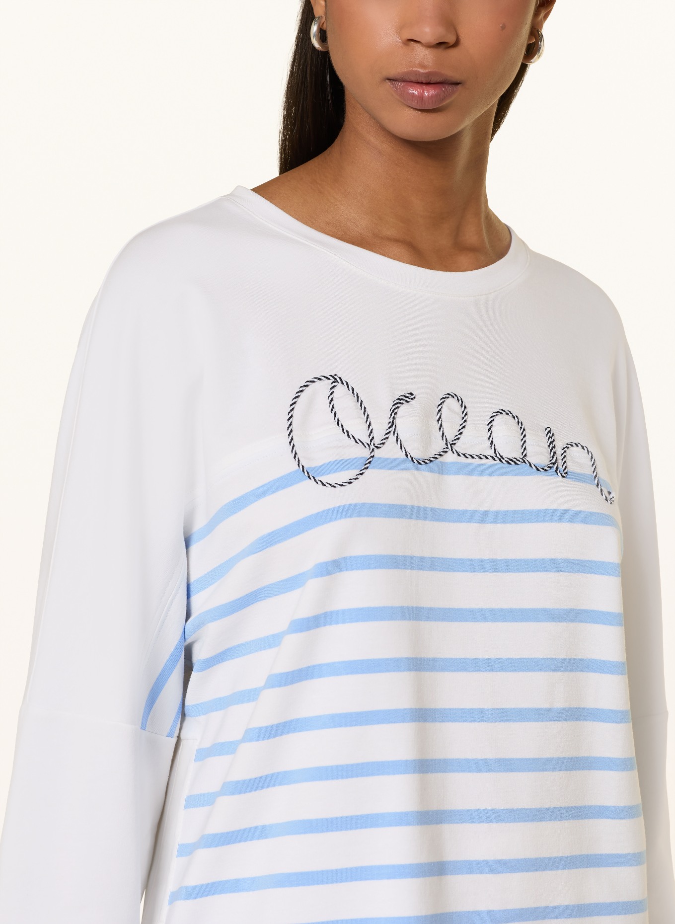 MARC CAIN Sweatshirt: 100 WHITE