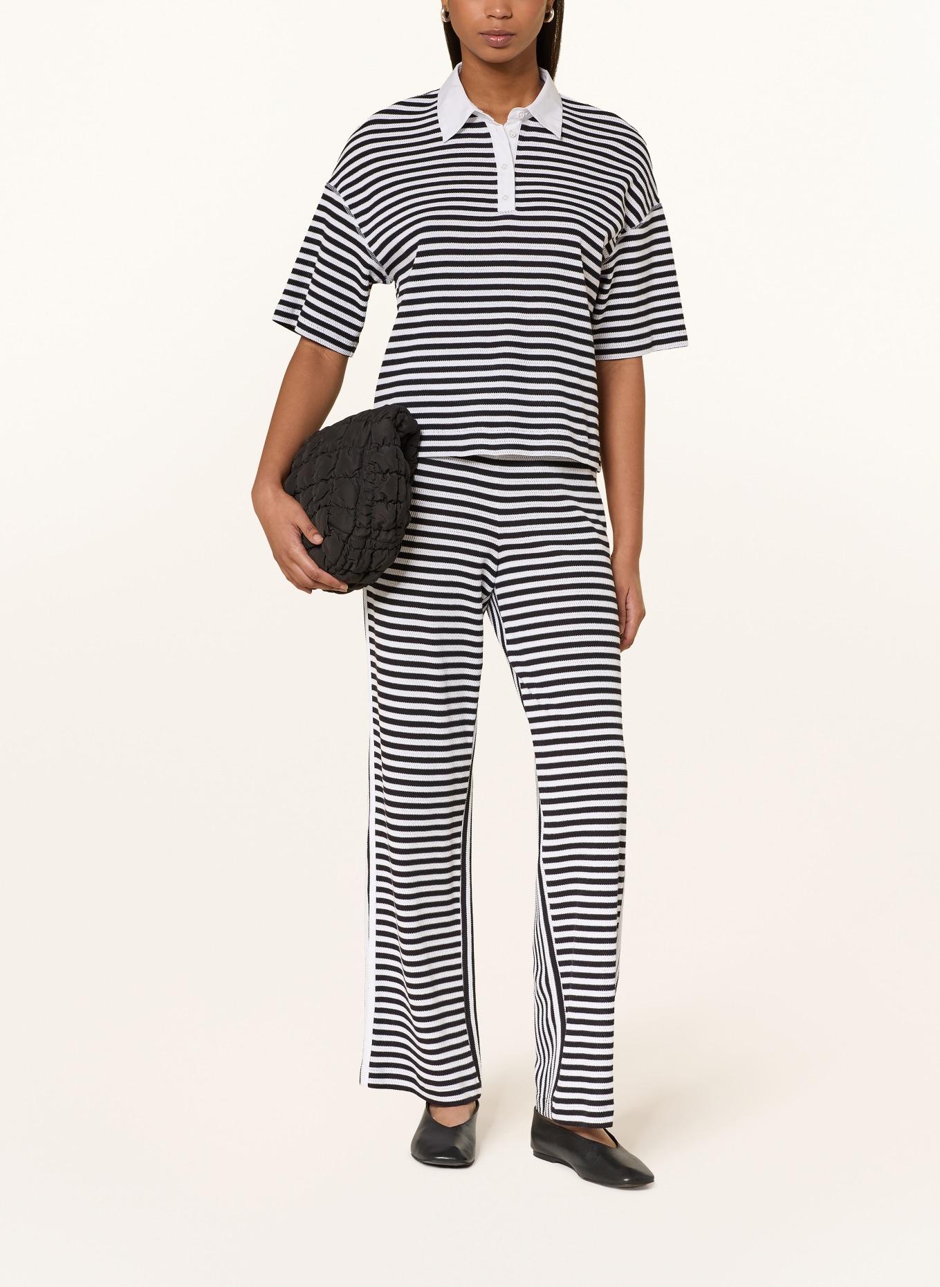 MARC CAIN Strick-Poloshirt: 394 navy