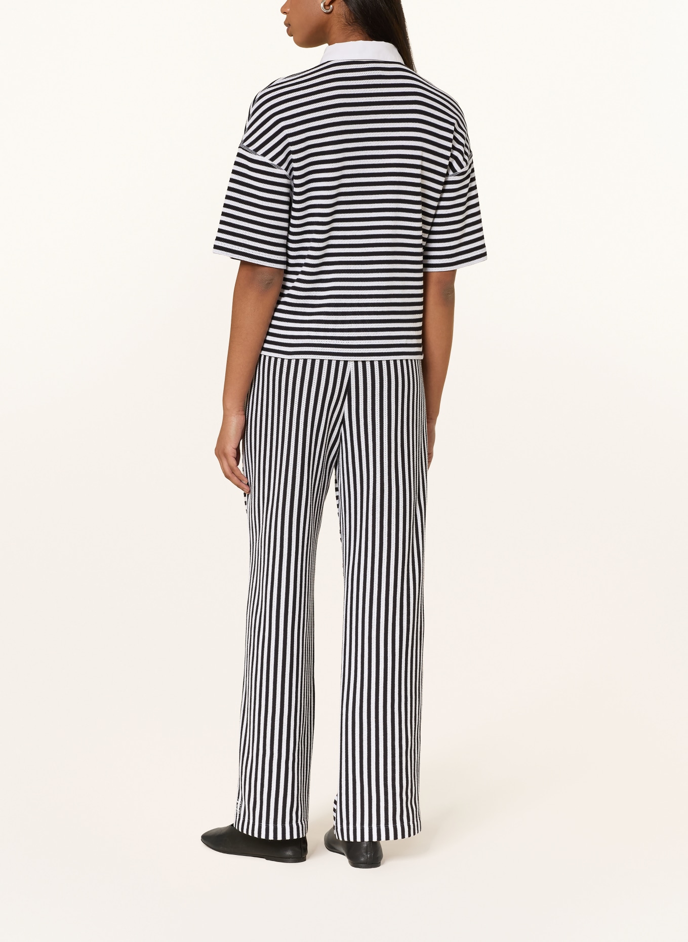 MARC CAIN Strick-Poloshirt: 394 navy