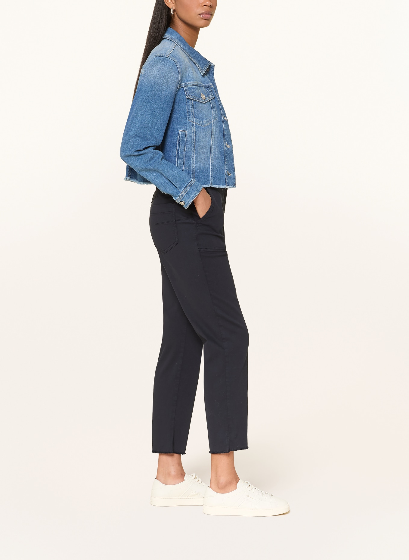 MARC CAIN 7/8 pants FRANCA: 395 MIDNIGHT BLUE