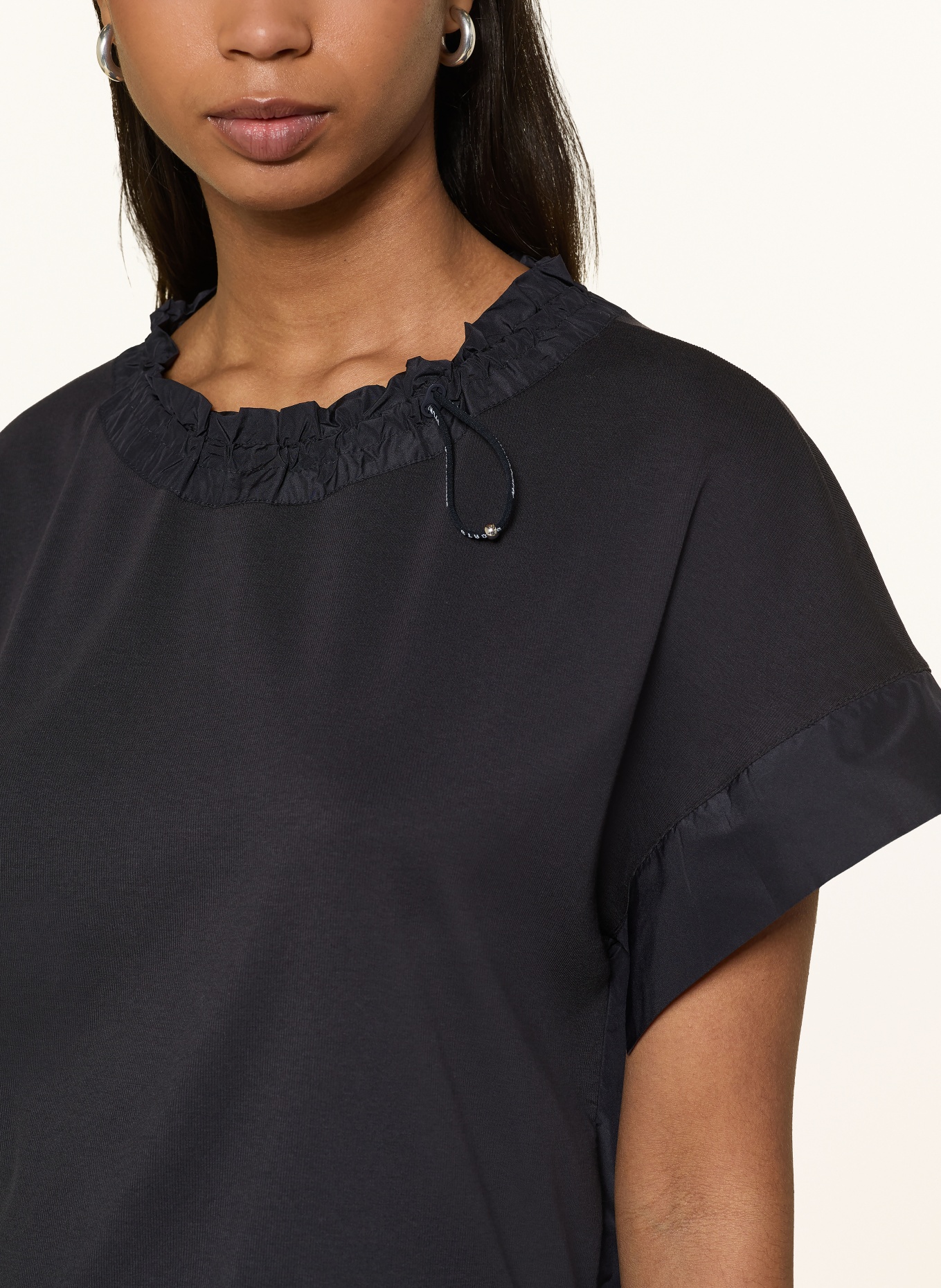 MARC CAIN tričko: 395 MIDNIGHT BLUE