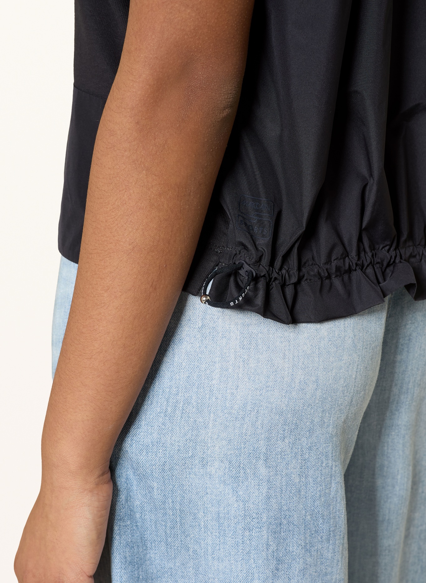 MARC CAIN tričko: 395 MIDNIGHT BLUE