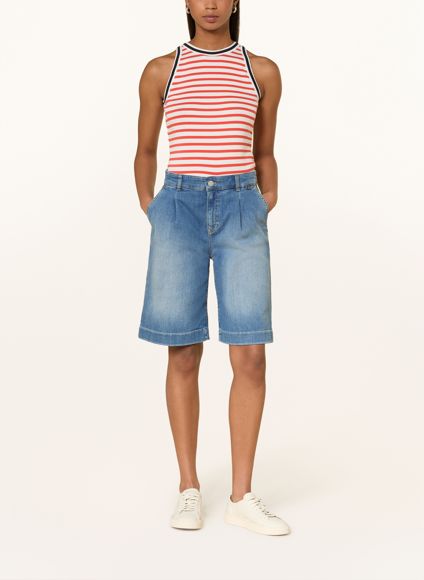 MARC CAIN Top: 223 bright tomato