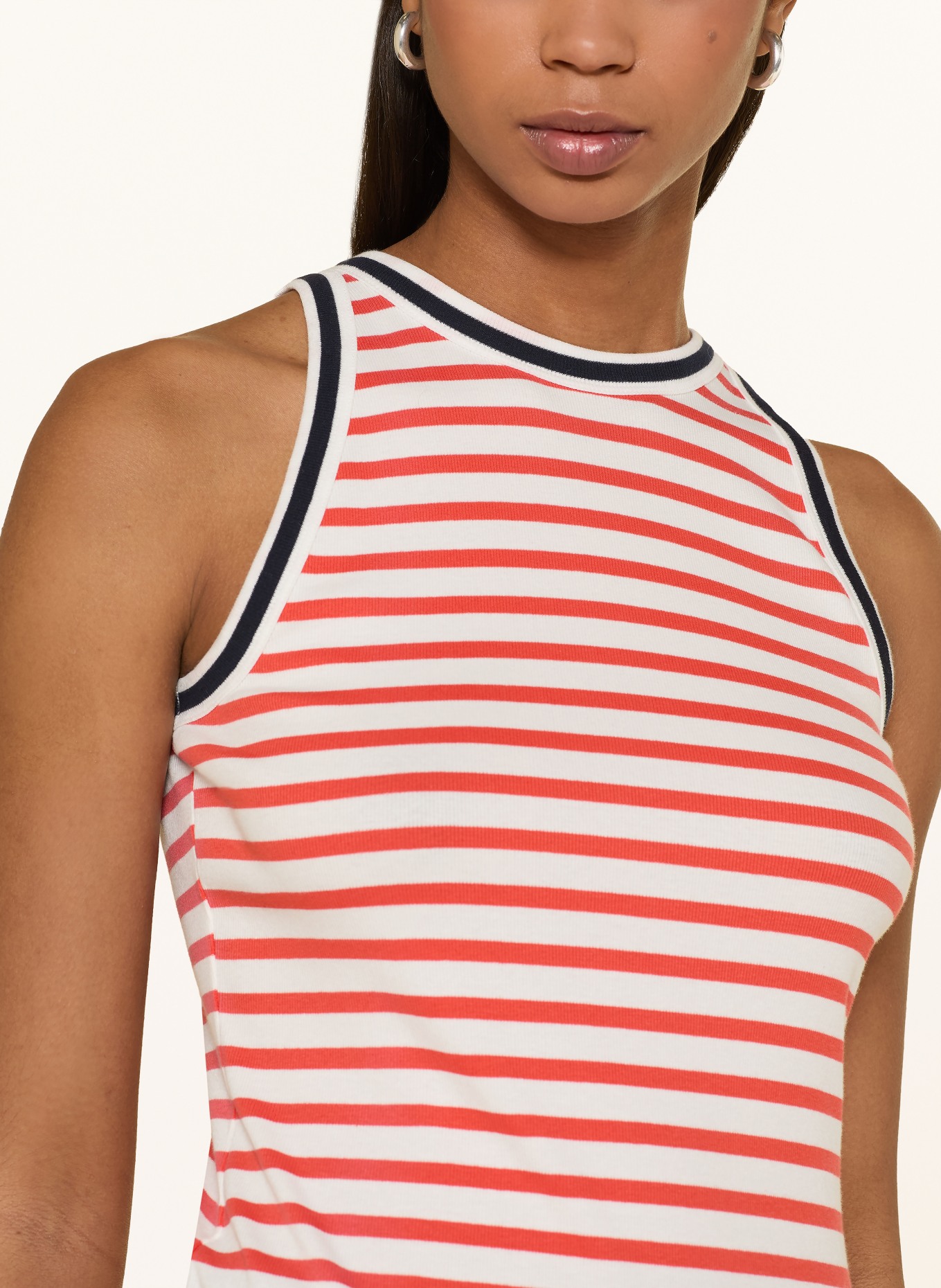 MARC CAIN Top: 223 bright tomato