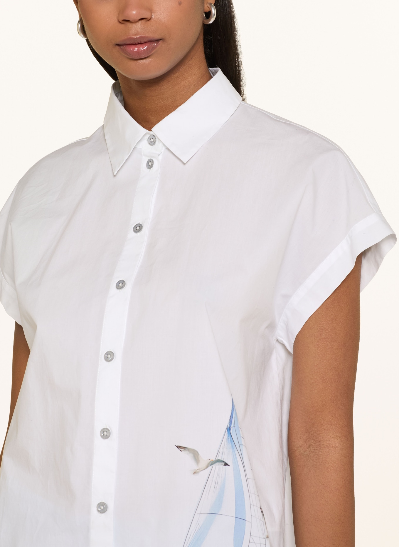 MARC CAIN Hemdbluse: 362 little boy blue