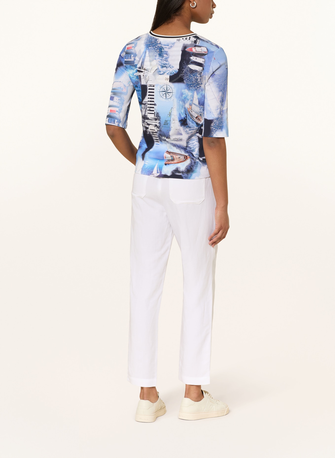 MARC CAIN Shirt mit 3/4-Arm: 362 little boy blue