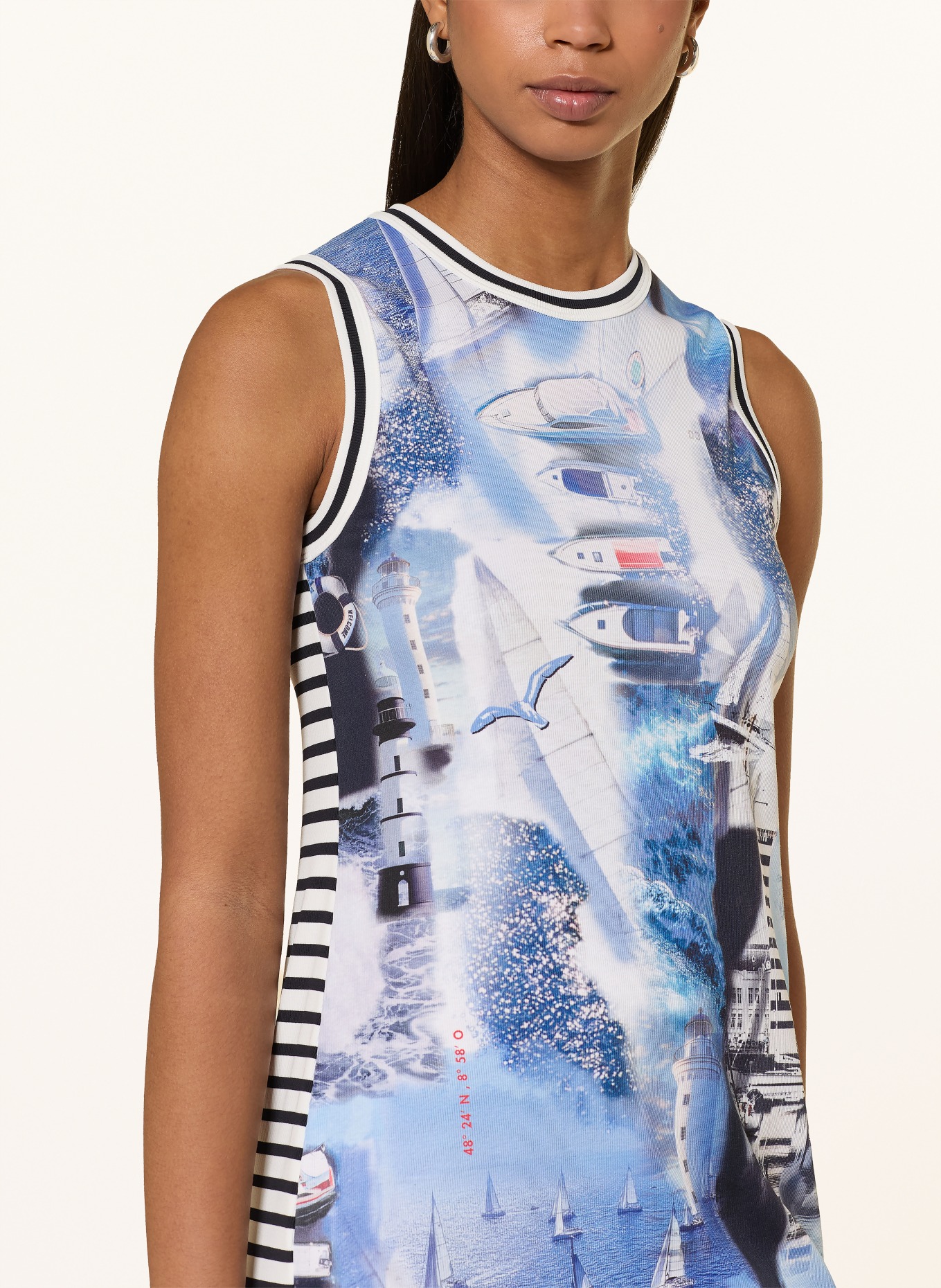 MARC CAIN Jerseykleid: 362 little boy blue