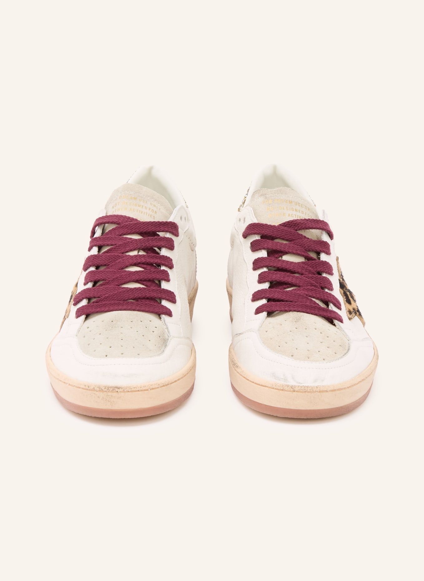 GOLDEN GOOSE Sneaker BALL STAR: WEISS / HELLGRAU