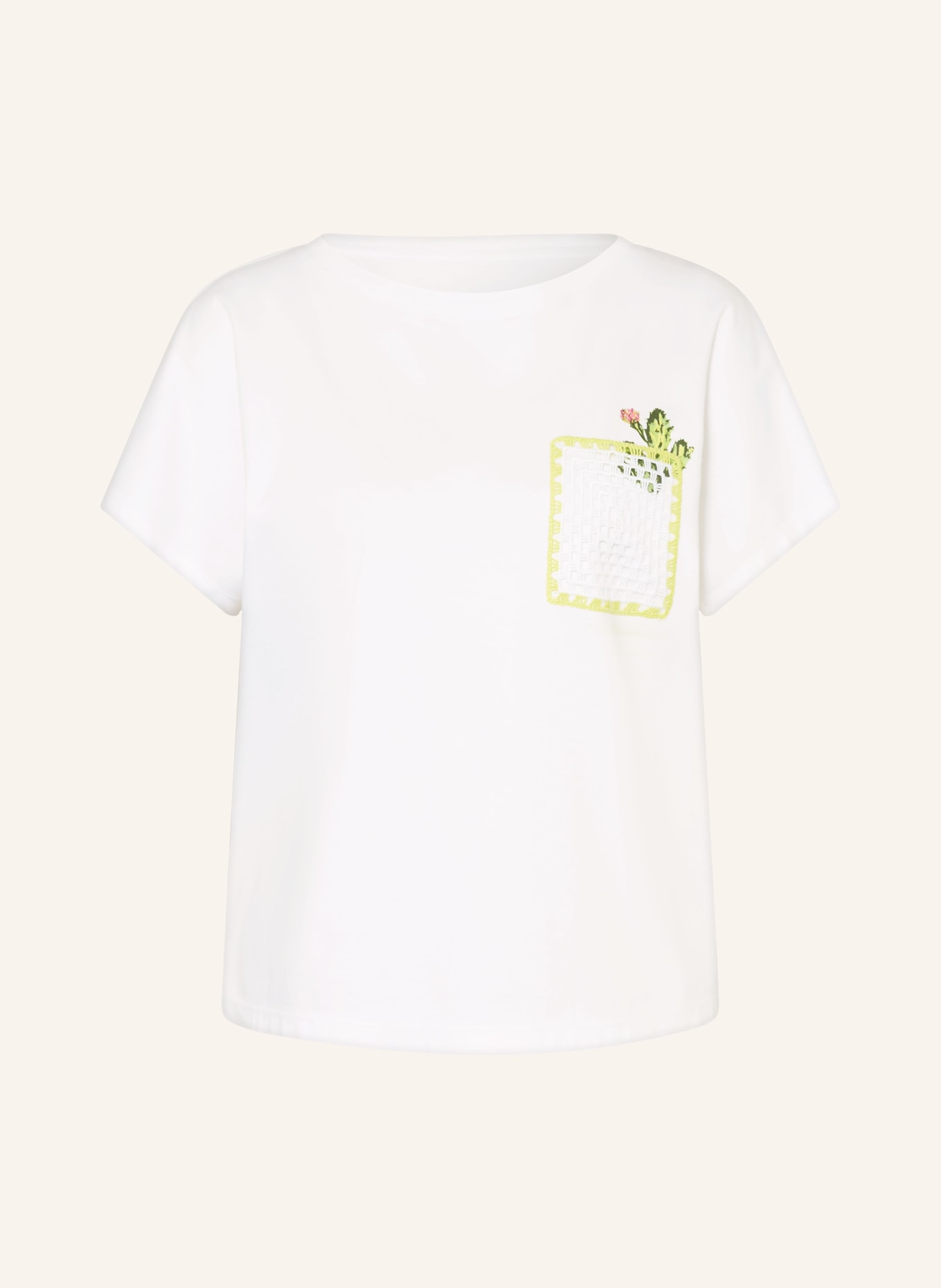 MARC CAIN T-shirt: 100 WHITE