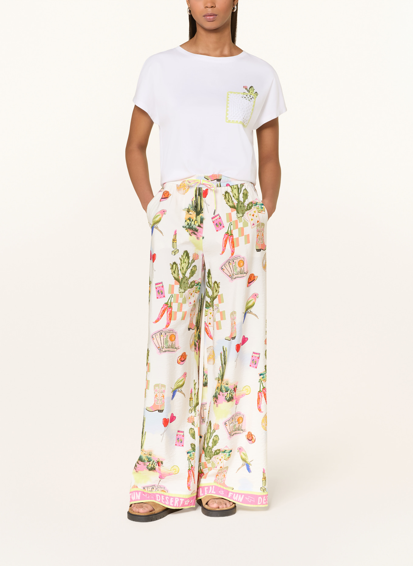 MARC CAIN T-shirt: 100 WHITE