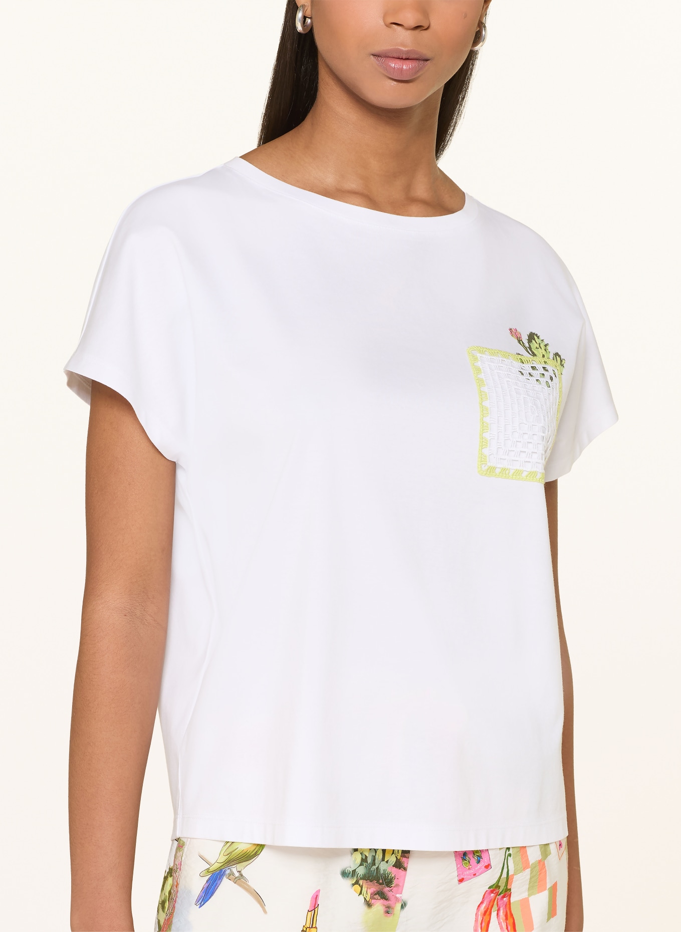 MARC CAIN T-shirt: 100 WHITE