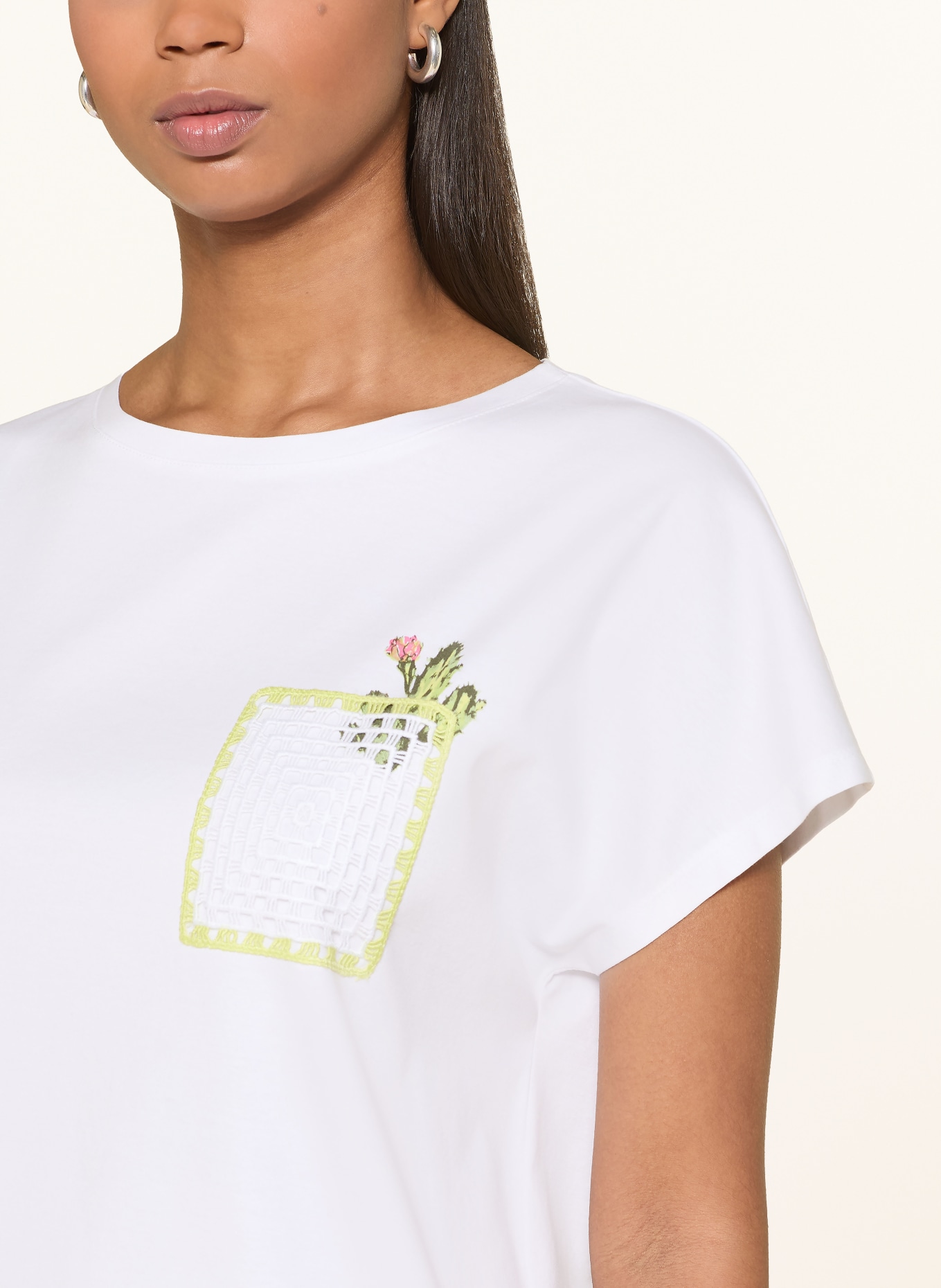 MARC CAIN T-shirt: 100 WHITE