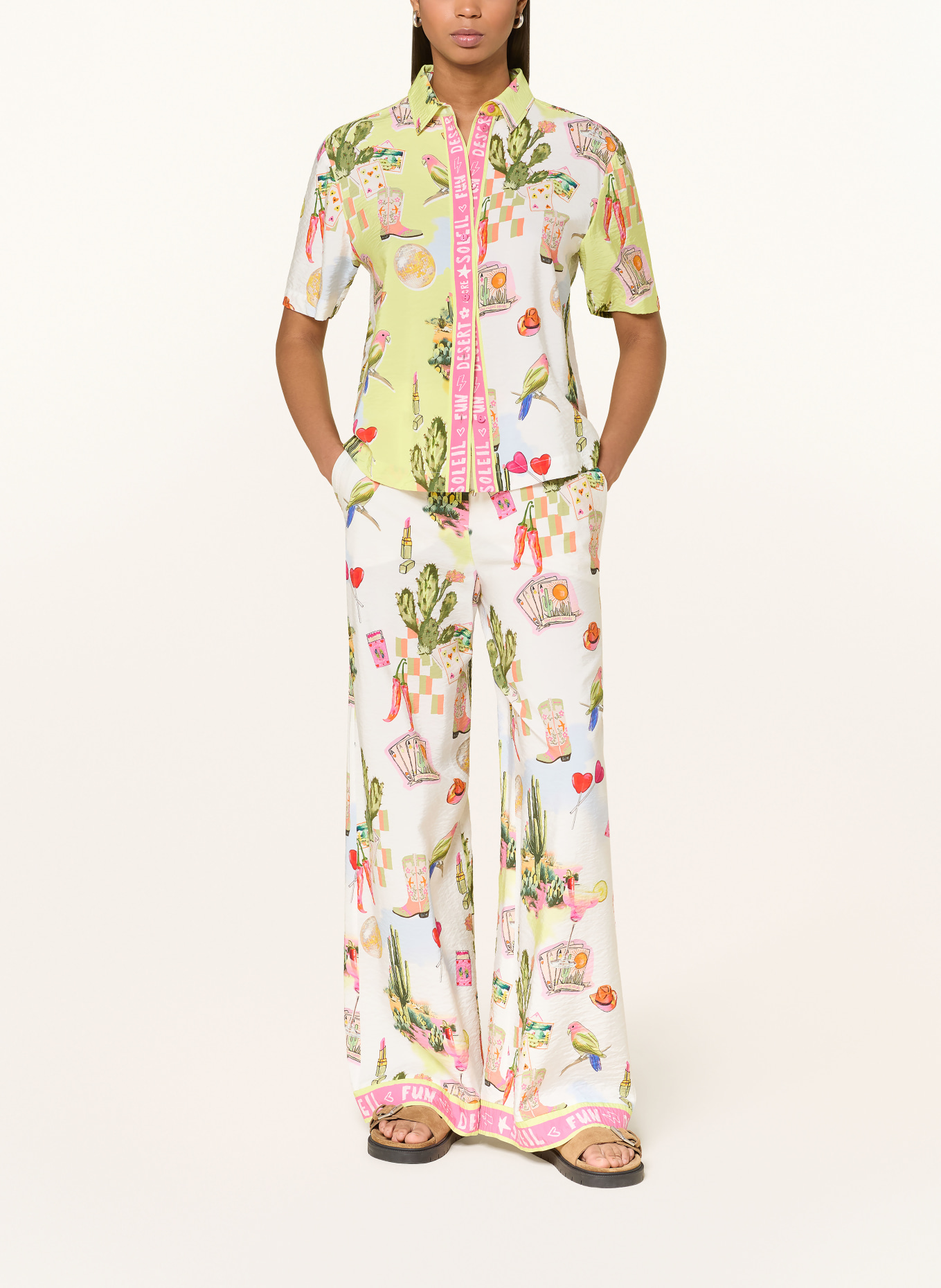 MARC CAIN Marlenehose WILLMAR: 100 WHITE