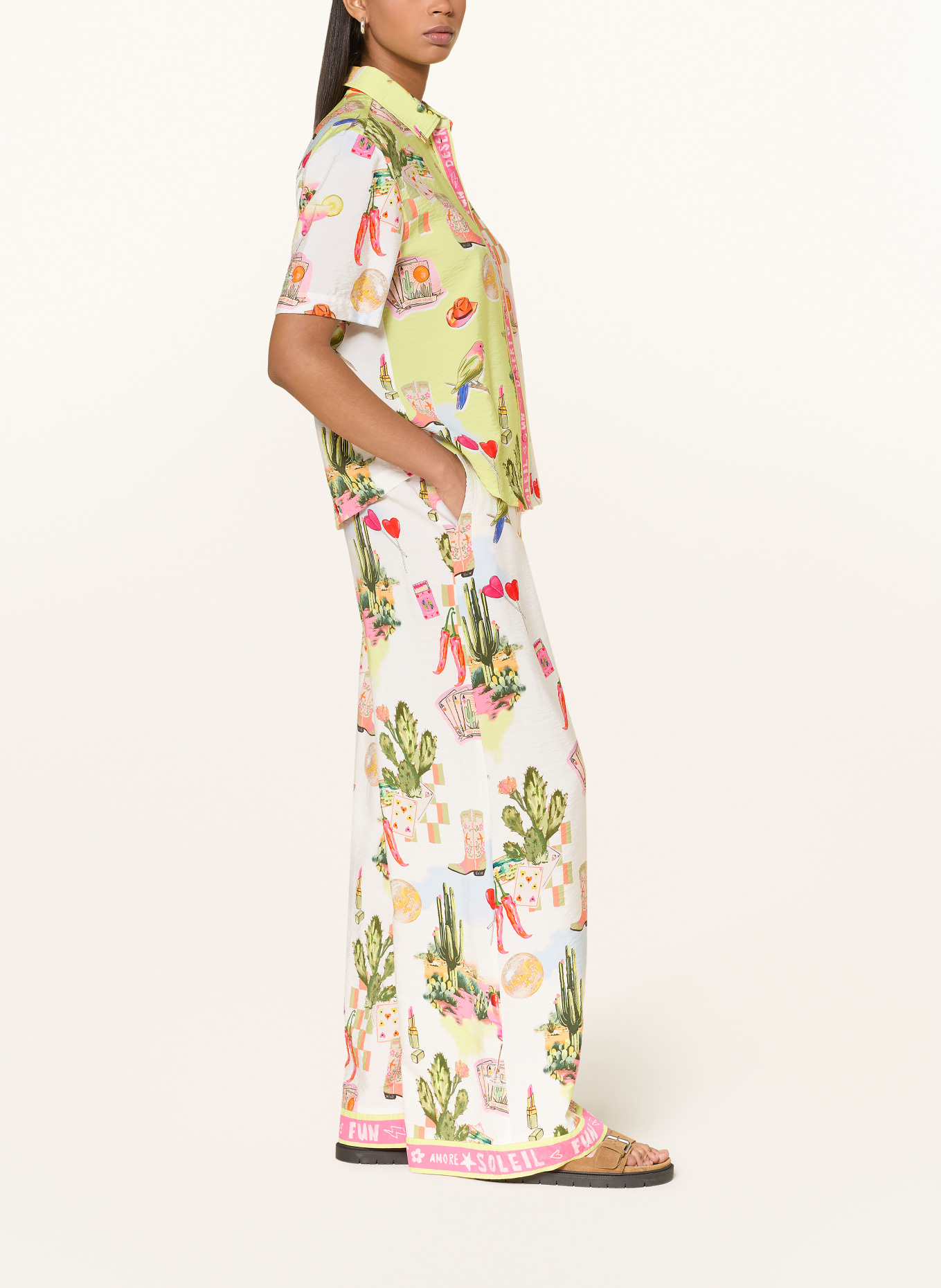 MARC CAIN Marlenehose WILLMAR: 100 WHITE