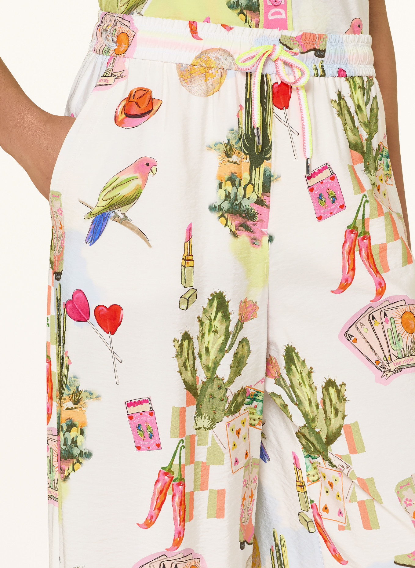 MARC CAIN Marlenehose WILLMAR: 100 WHITE