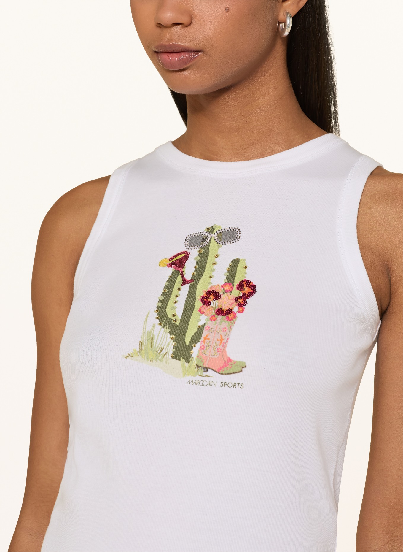 MARC CAIN Top: 100 WHITE