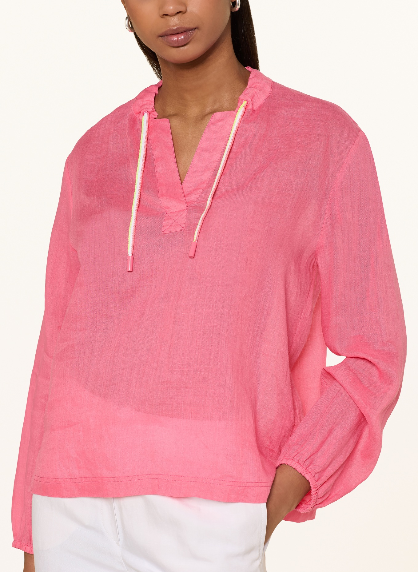 MARC CAIN blouse shirt: 246 pink lemonade