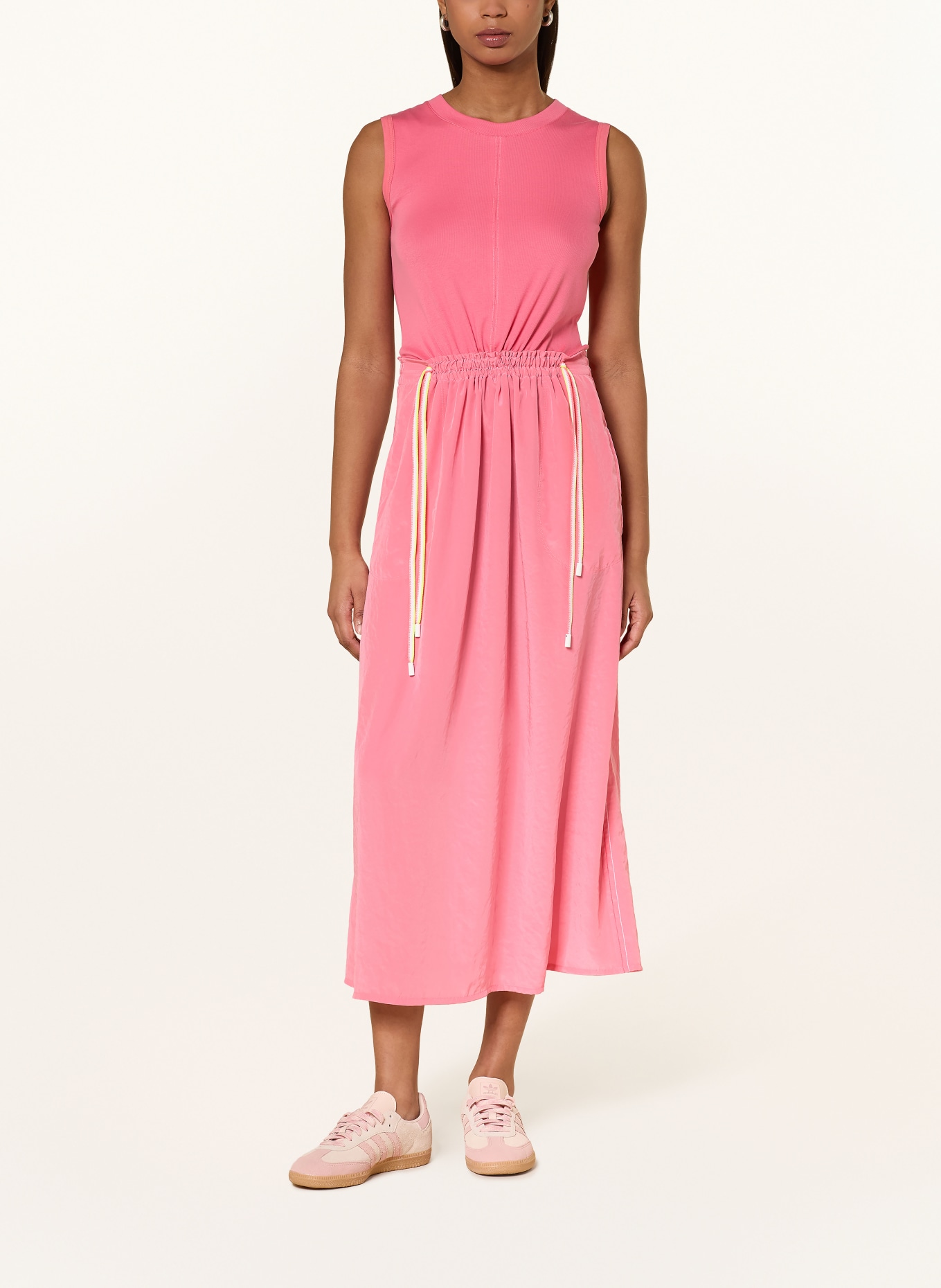 MARC CAIN Kleid im Materialmix: 246 pink lemonade