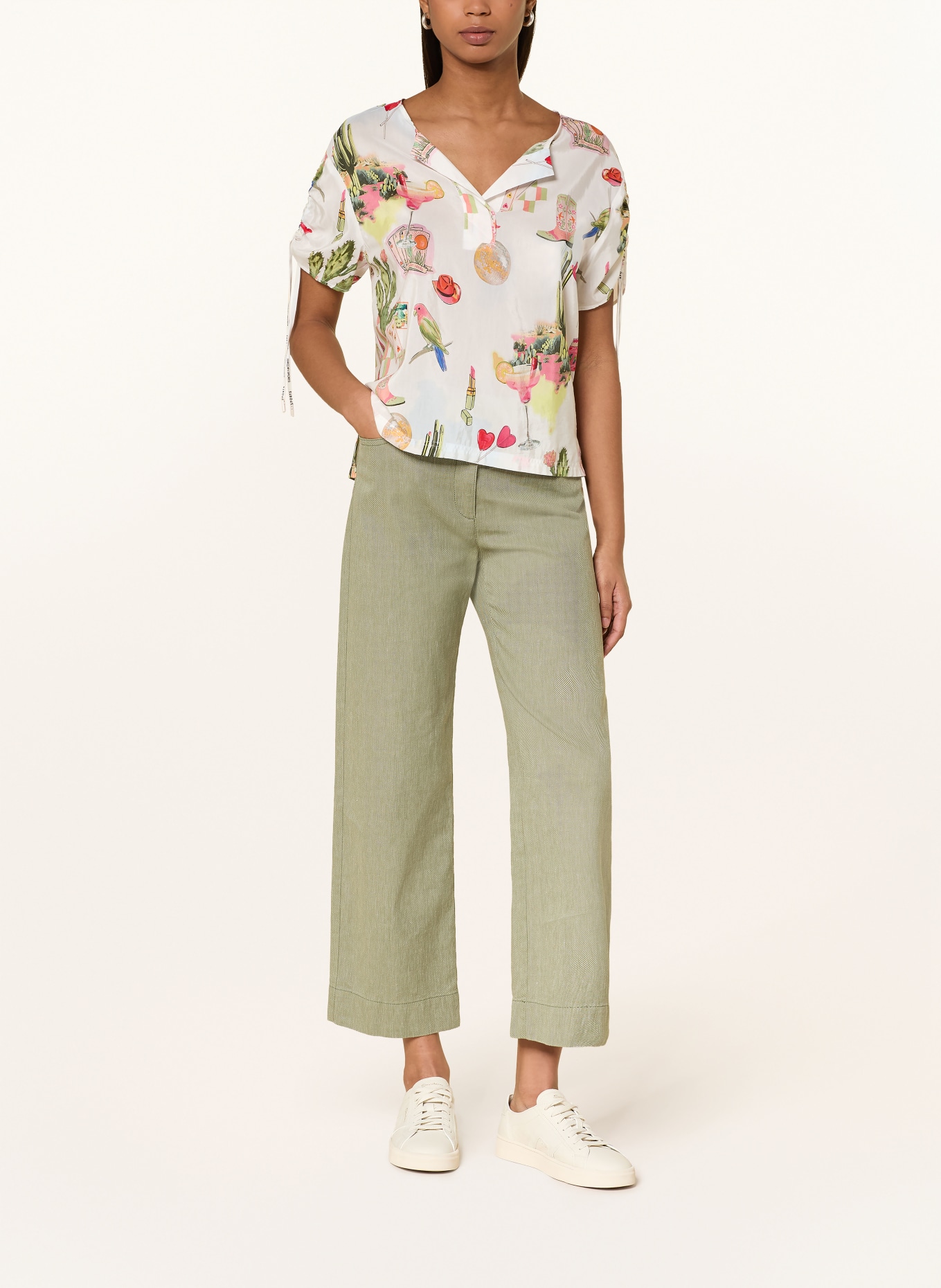 MARC CAIN blouse: 100 WHITE