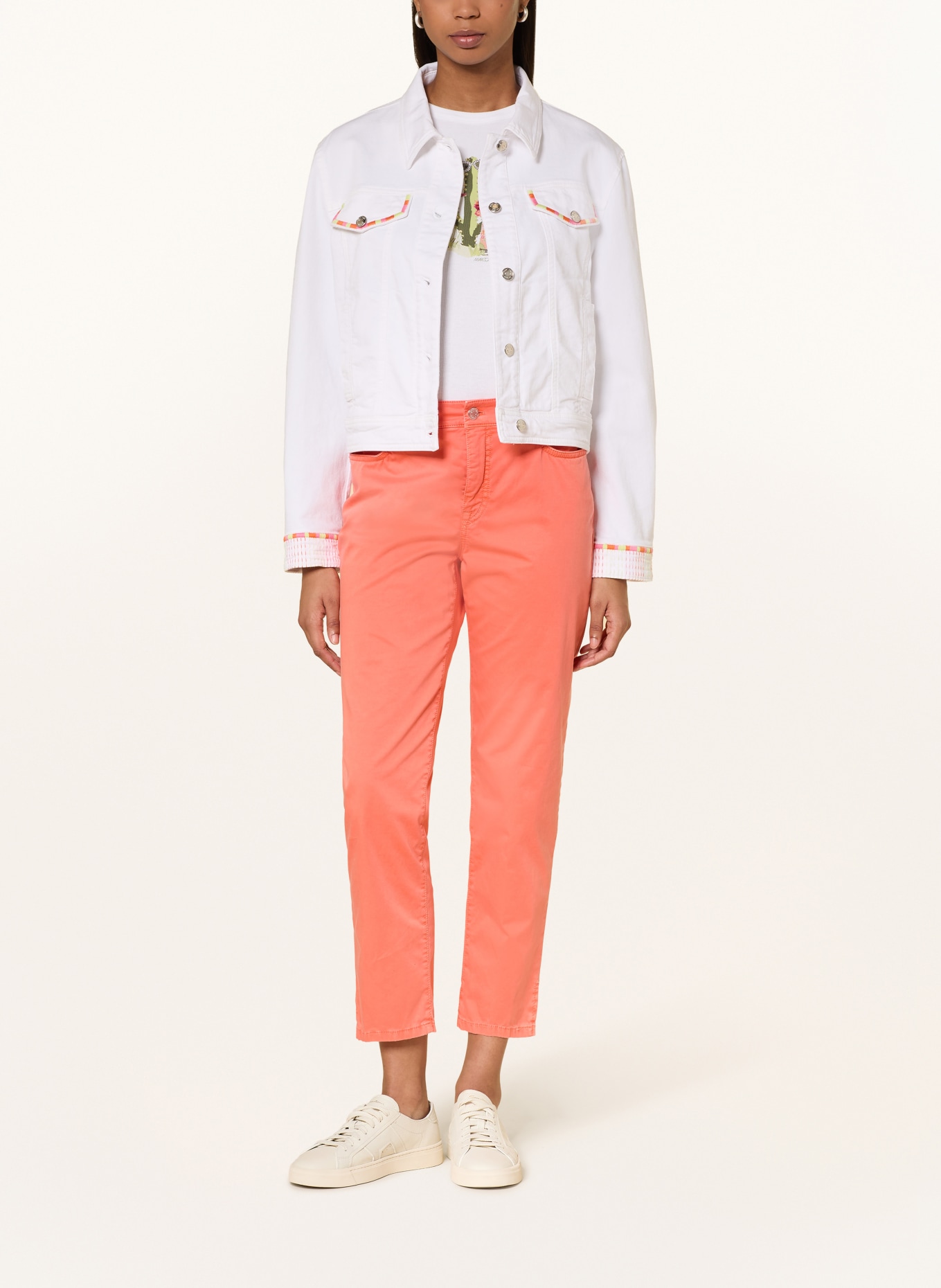 MARC CAIN Jeansjacke: 100 WHITE