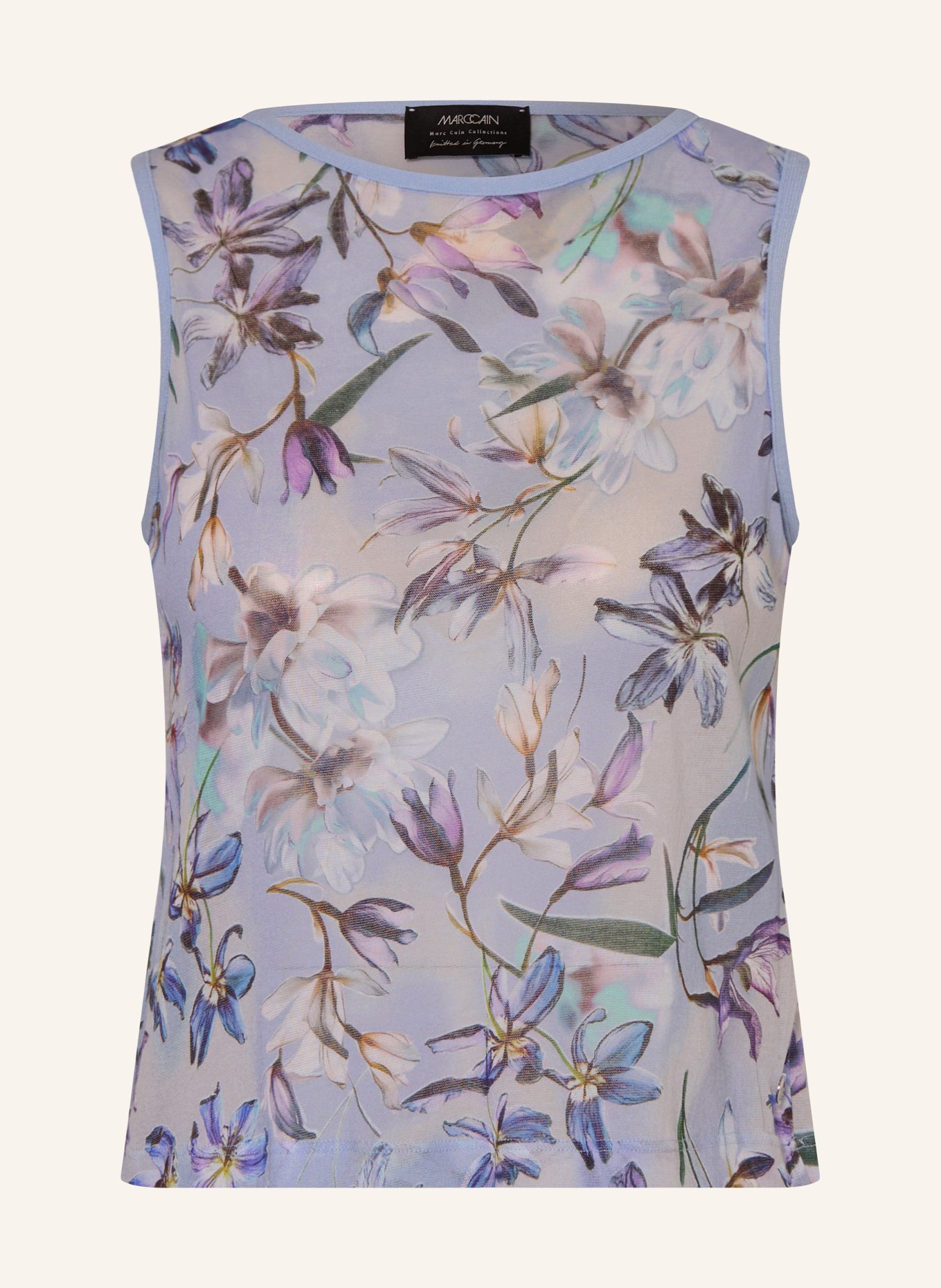 MARC CAIN pletený top: 319 magical blue