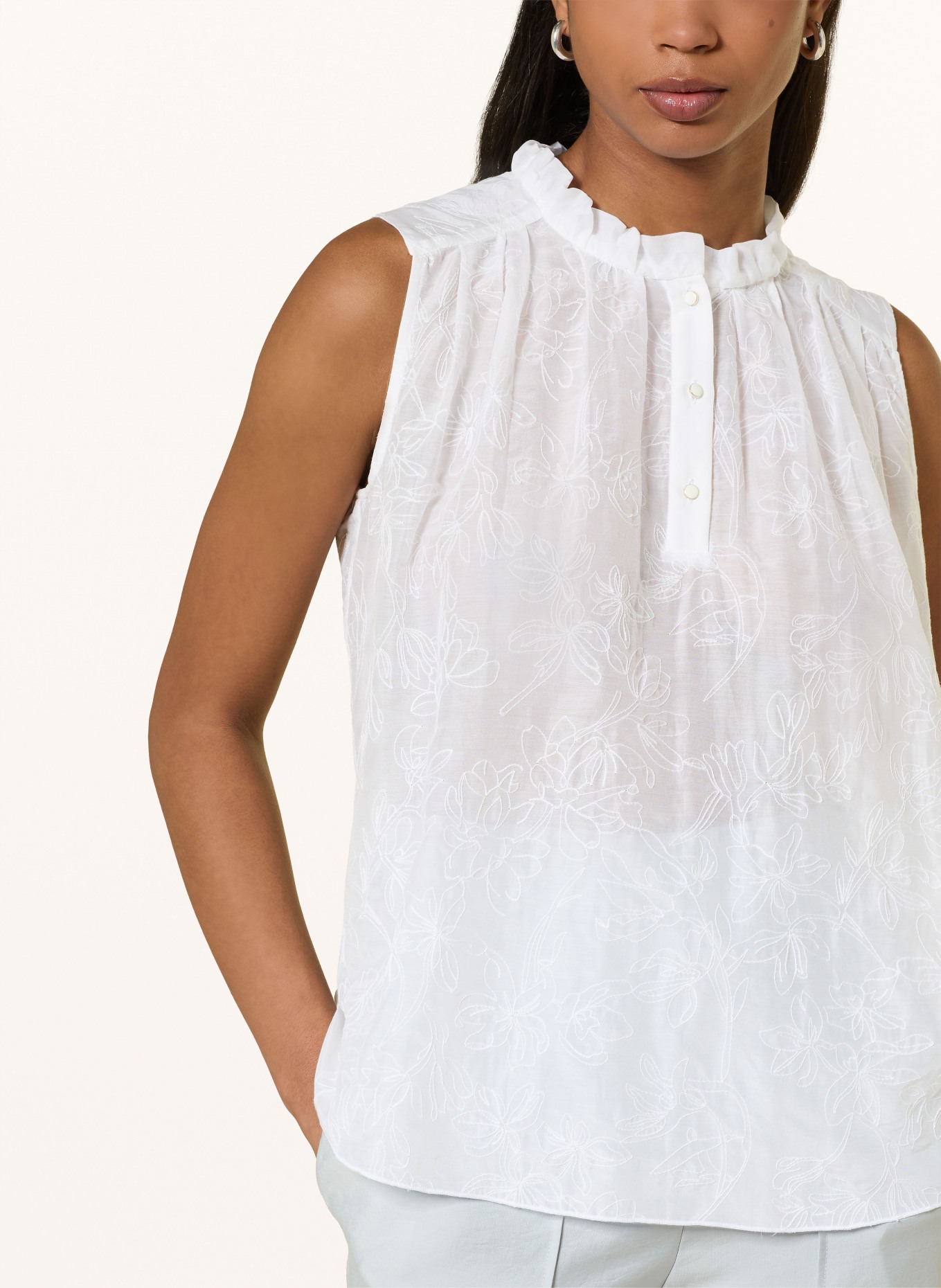 MARC CAIN halenka: 100 WHITE