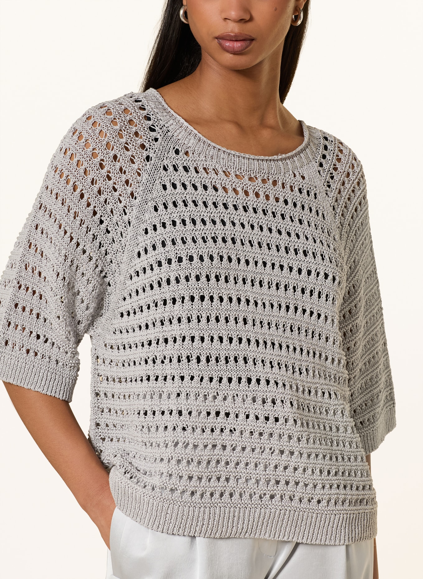 MARC CAIN Pullover mit 3/4-Arm: 804 microchip