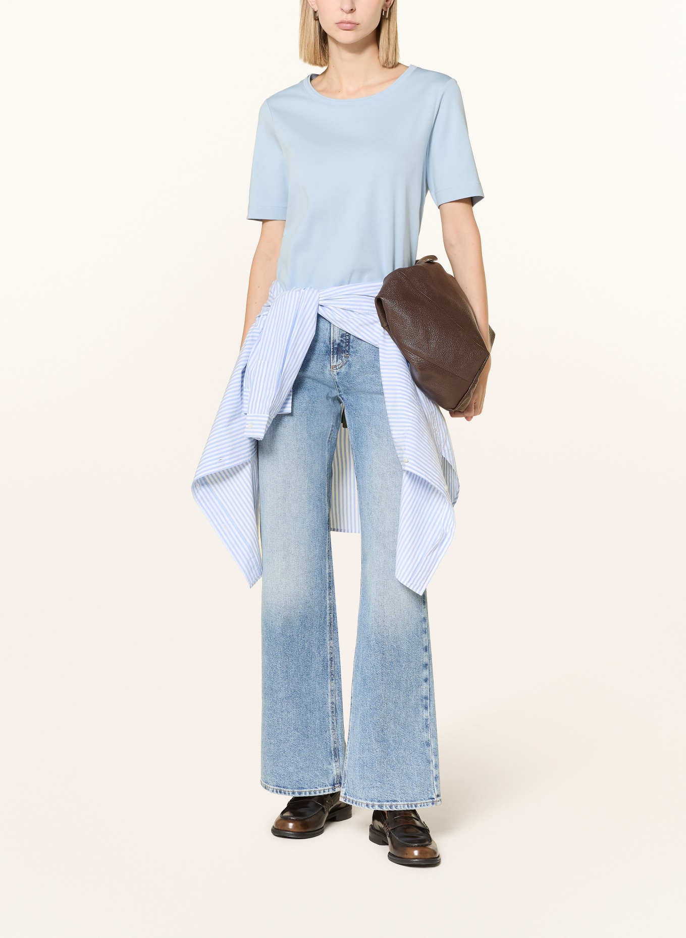 BRAX Tričko CIRA: TMAVĚ MODRÁ