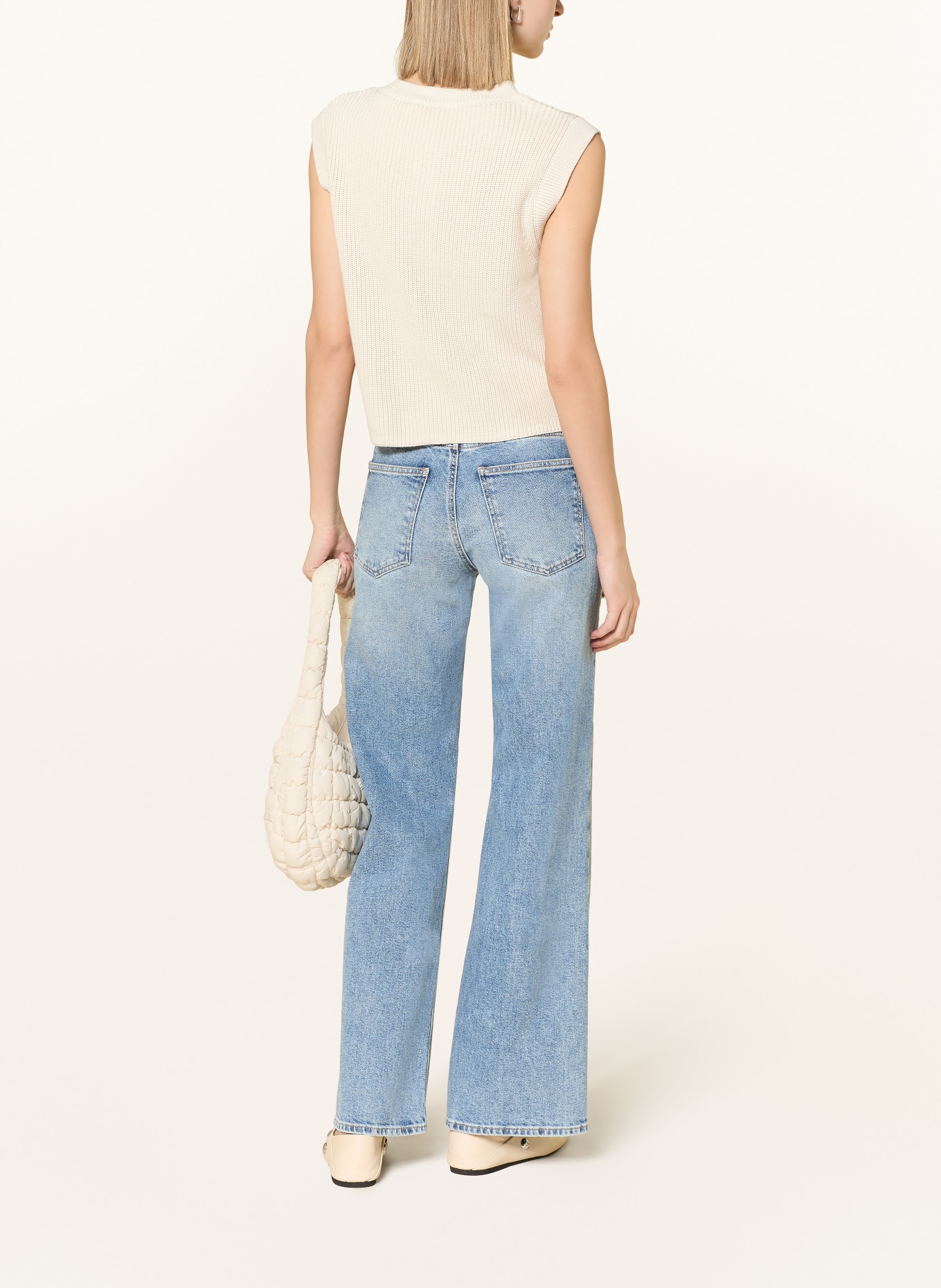 BRAX Pletená vesta ELISA: BÉŽOVÁ