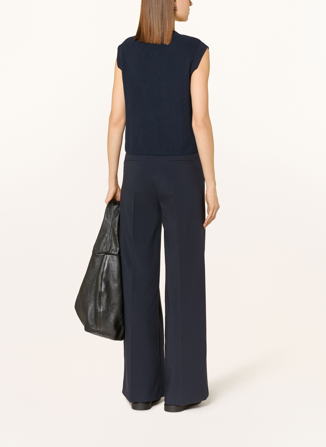 BRAX Pletená vesta ELISA: TMAVĚ MODRÁ