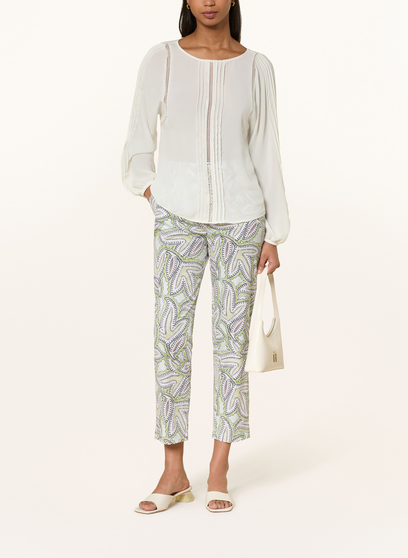 MARC CAIN Blusenshirt: 112 bright ecru