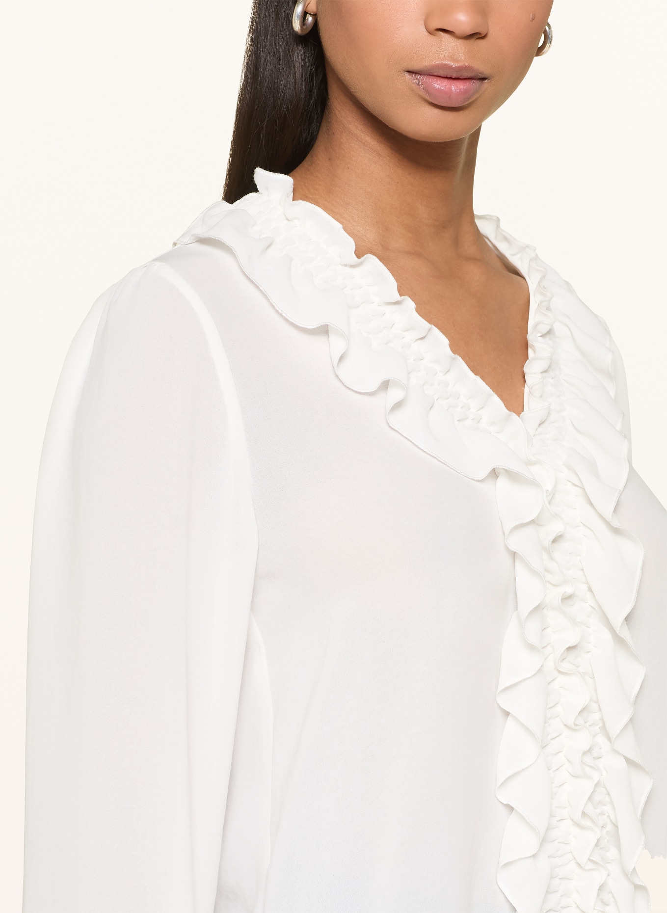 MARC CAIN Bluse mit Rüschen und Volants: 110 off