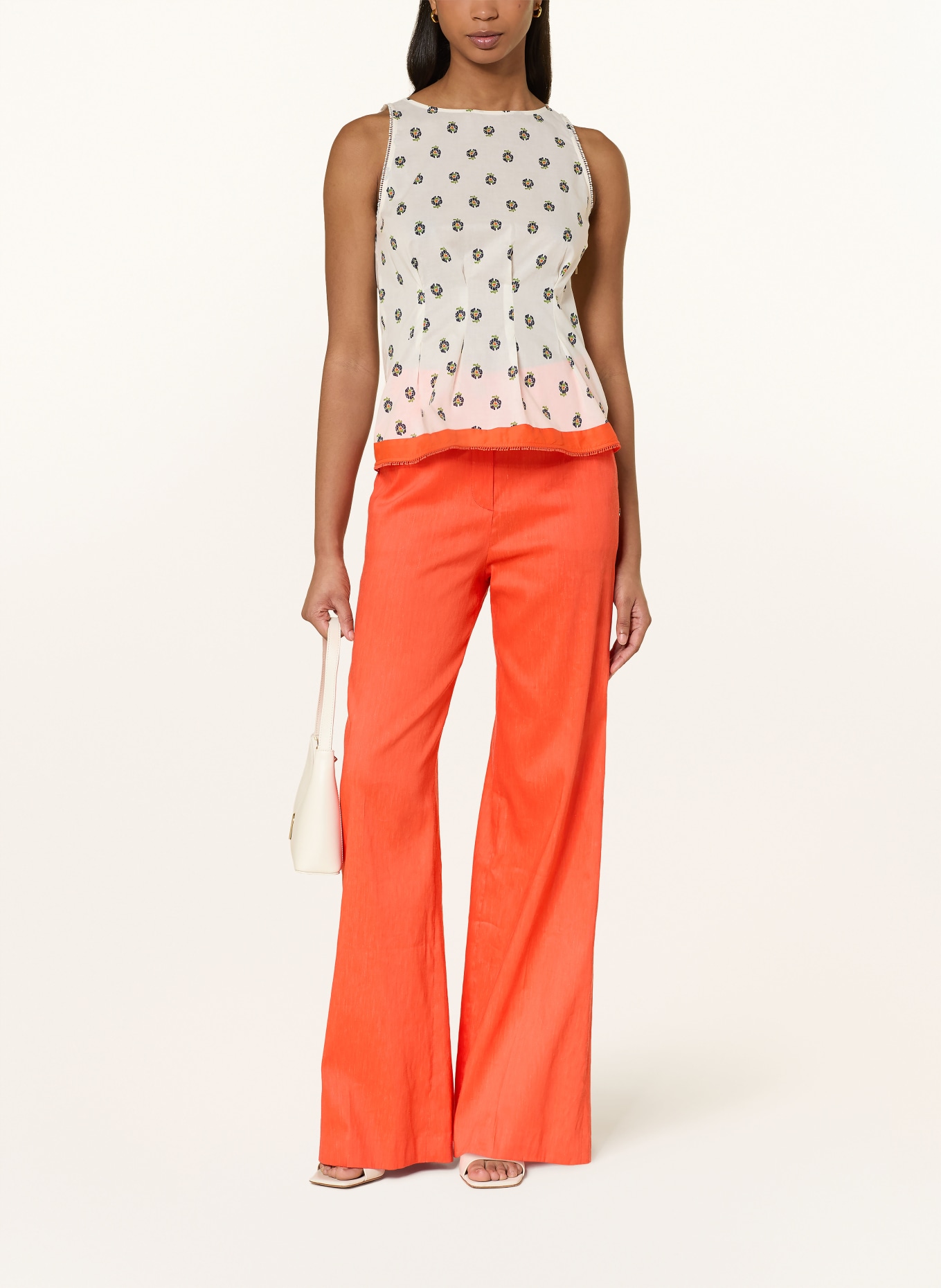 MARC CAIN blouse top: 112 bright ecru