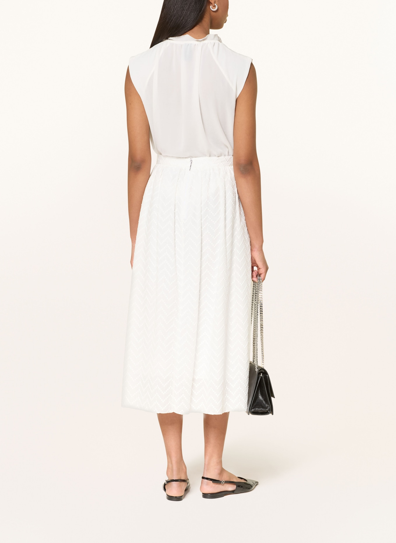 MARC CAIN Blouse top with ruffles: 110 off