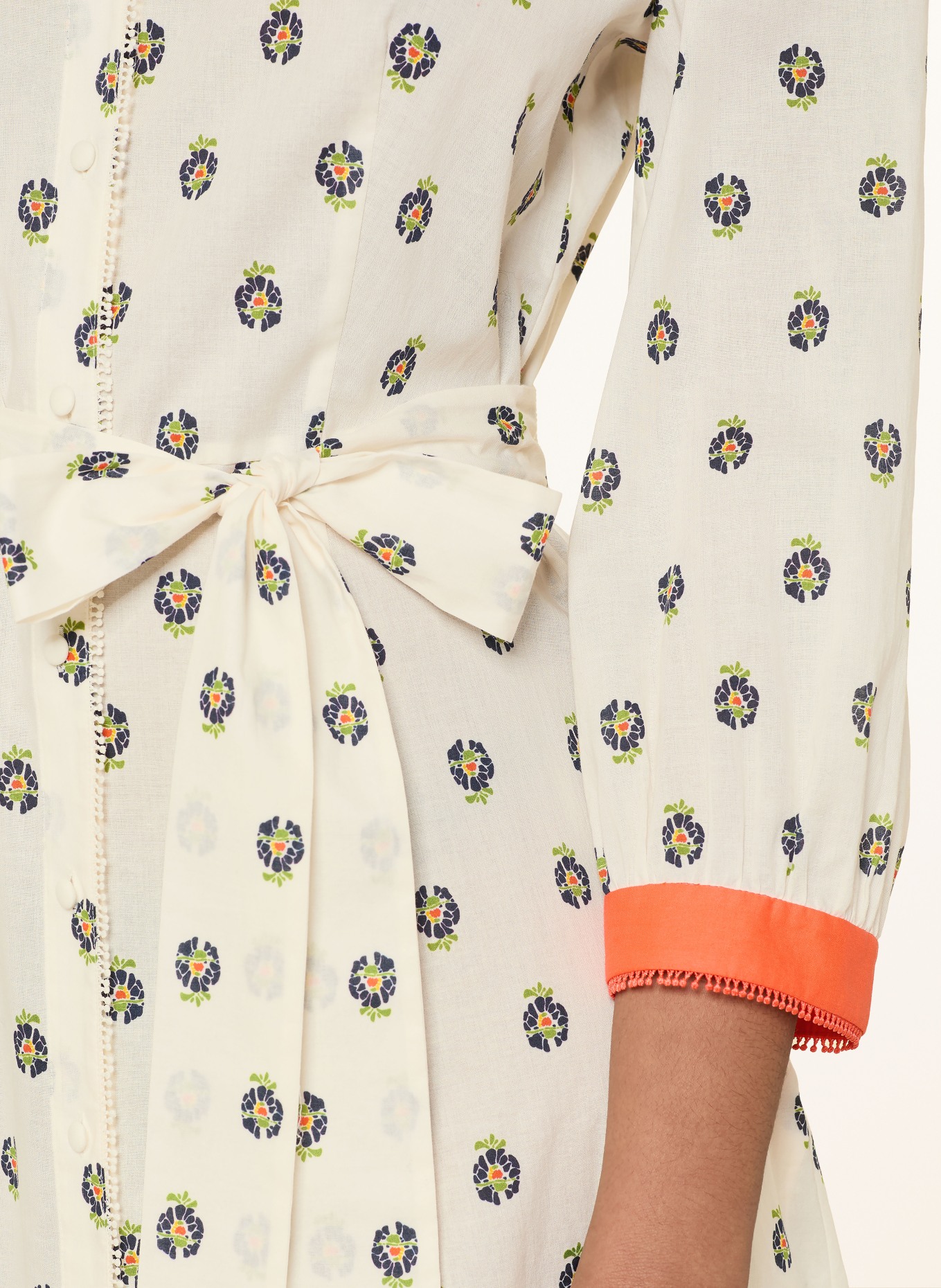 MARC CAIN Kleid mit 3/4-Arm: 112 bright ecru