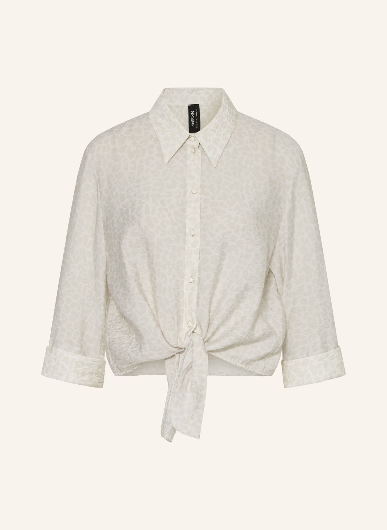 MARC CAIN Chemisier à manches 3/4: 112 bright ecru