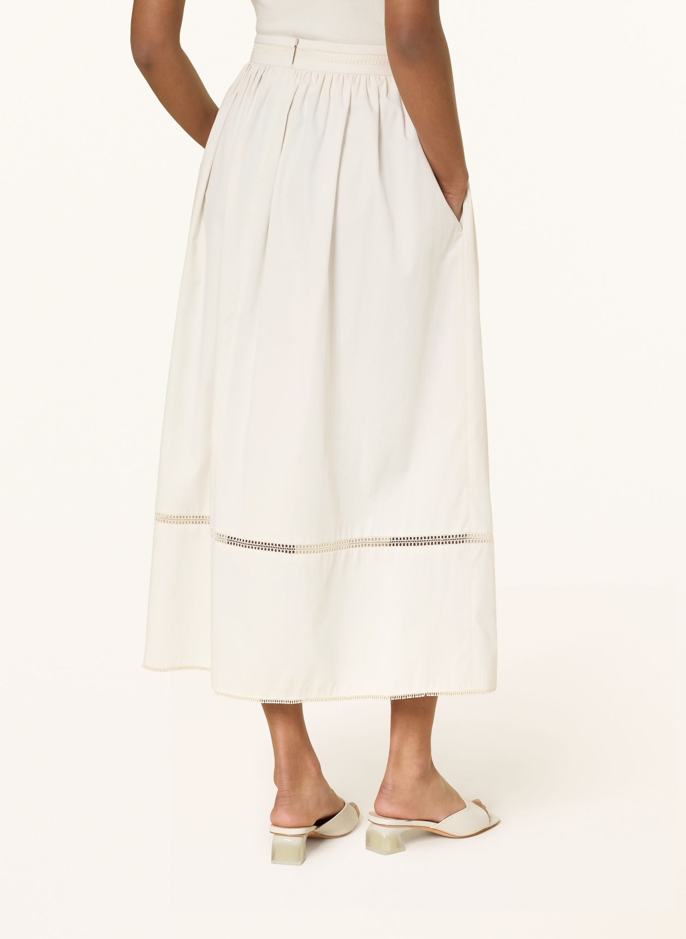 MARC CAIN skirt: 112 bright ecru