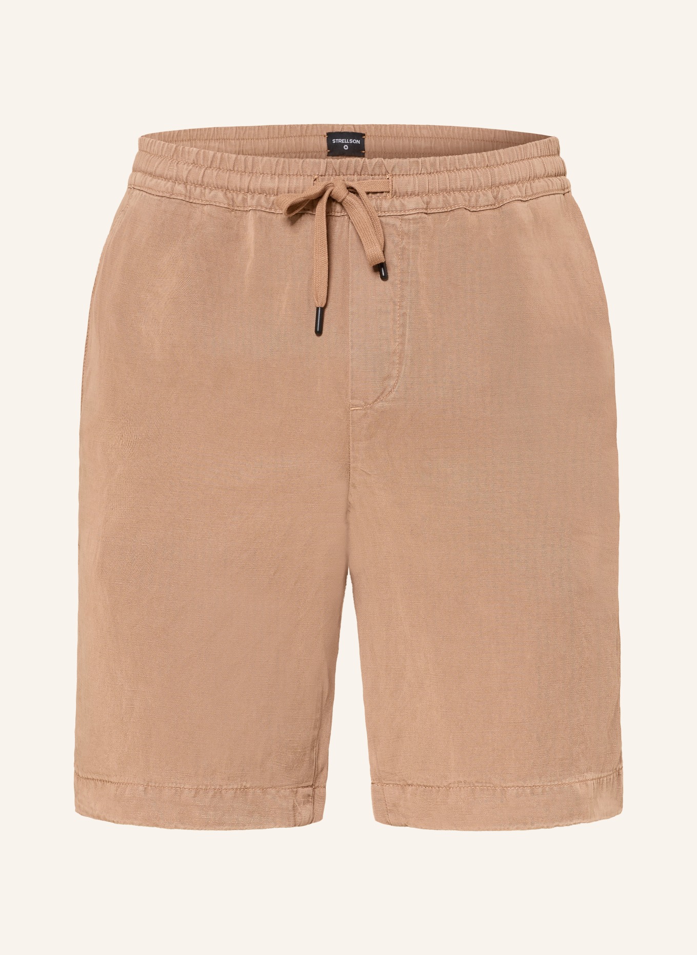 STRELLSON Shorts KAJI Relaxed Fit mit Leinen: BEIGE