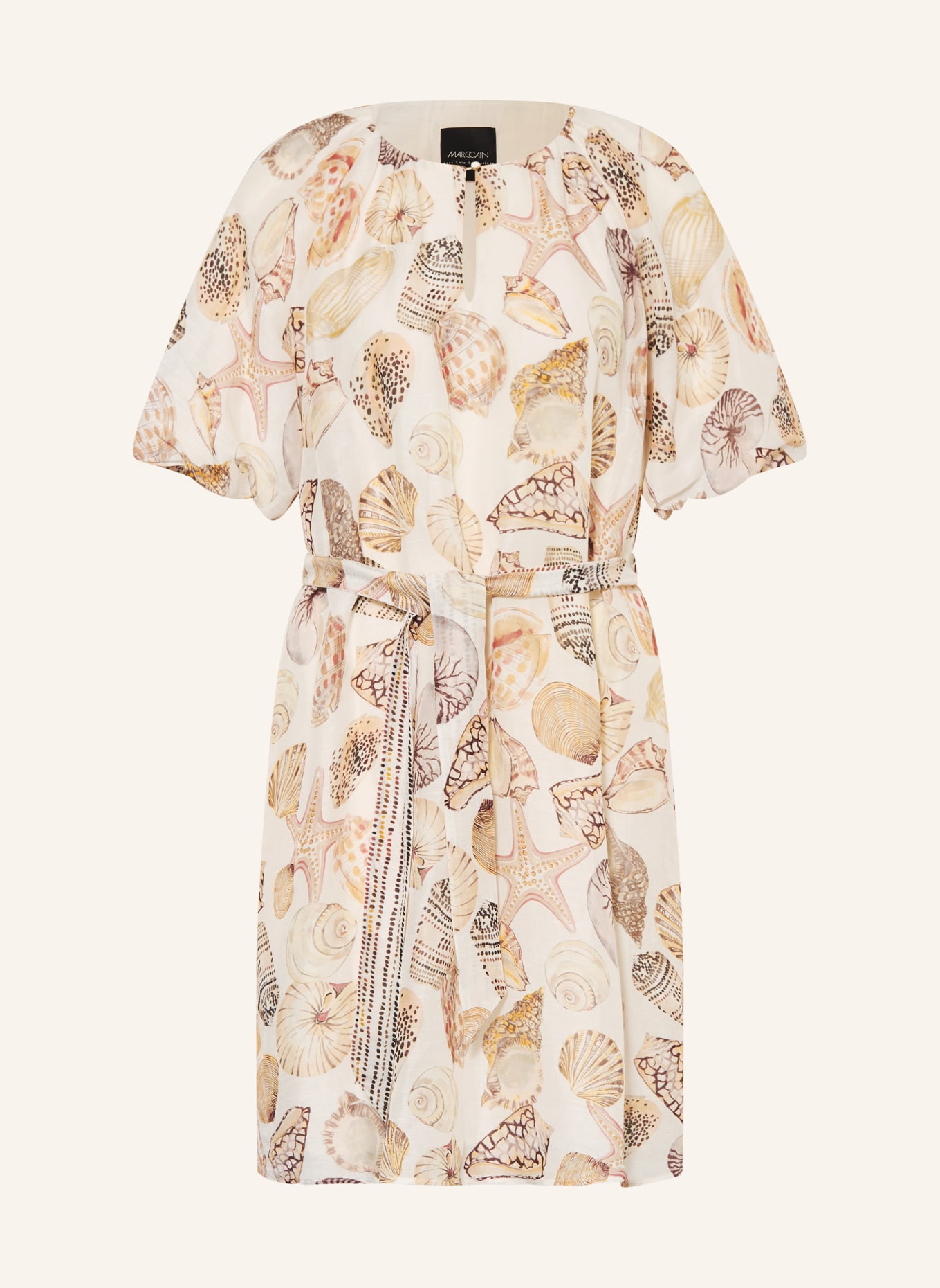 MARC CAIN Jurk van zijde en linnen: 110 off