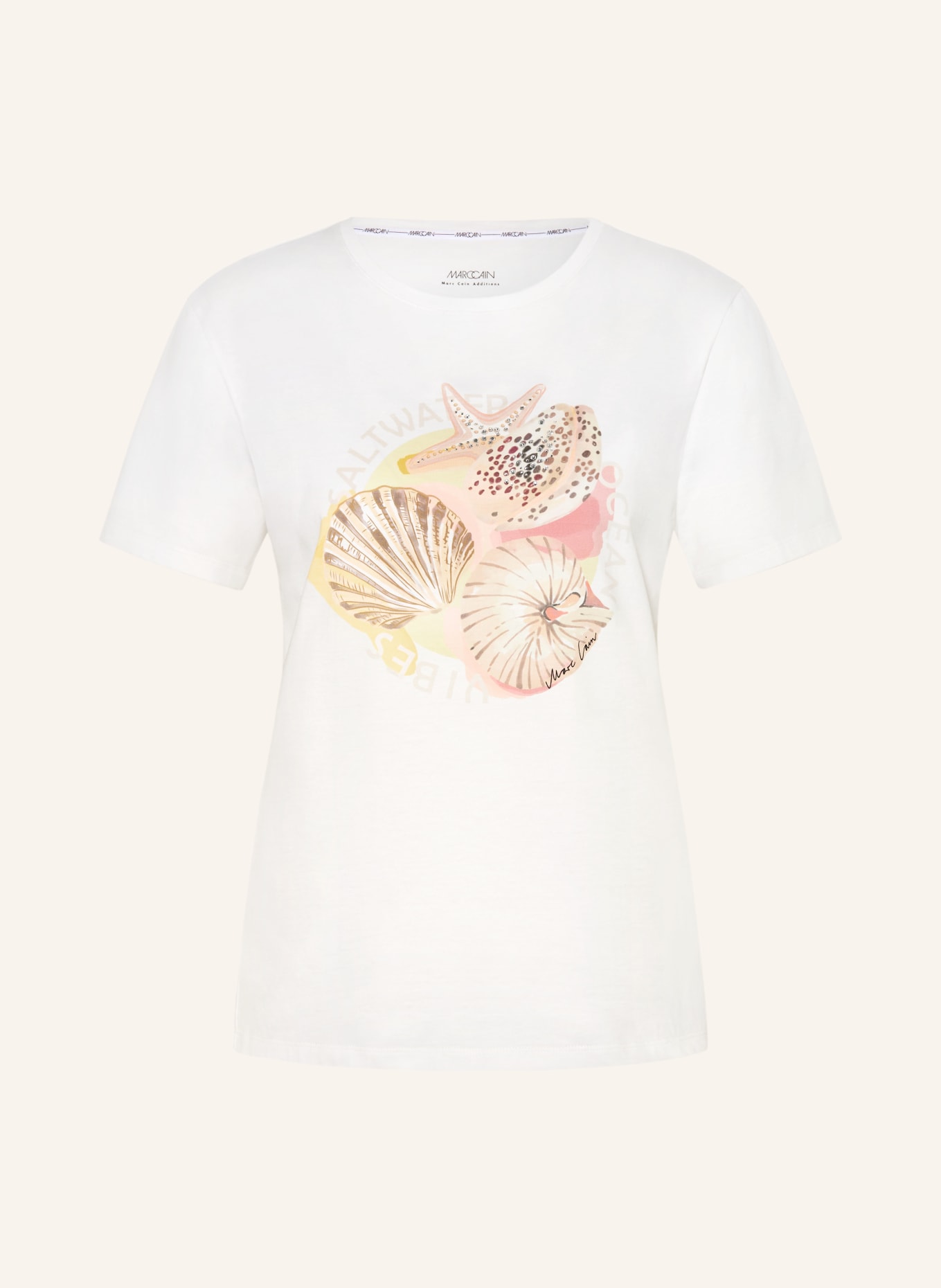 MARC CAIN T-shirt met strass-steentjes: 110 off