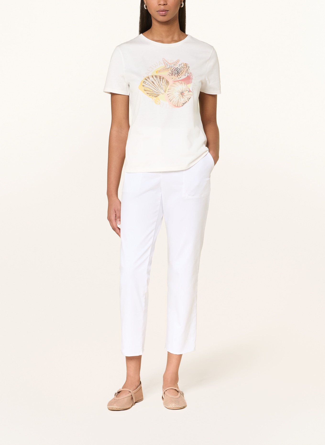 MARC CAIN T-shirt met strass-steentjes: 110 off