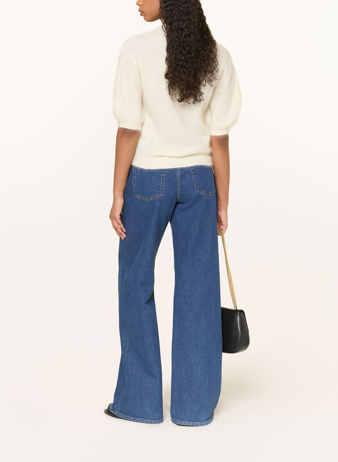 HERZENS Cashmere cardigan: CREAM