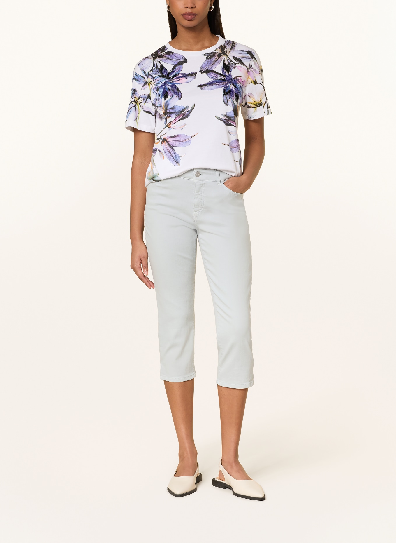 MARC CAIN Cropped jeans SILEA: 309 pearl blue