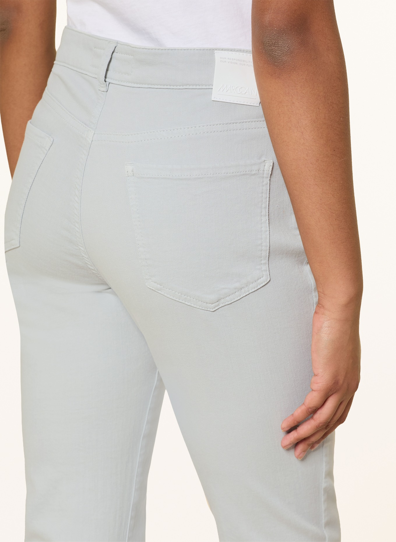 MARC CAIN Cropped jeans SILEA: 309 pearl blue