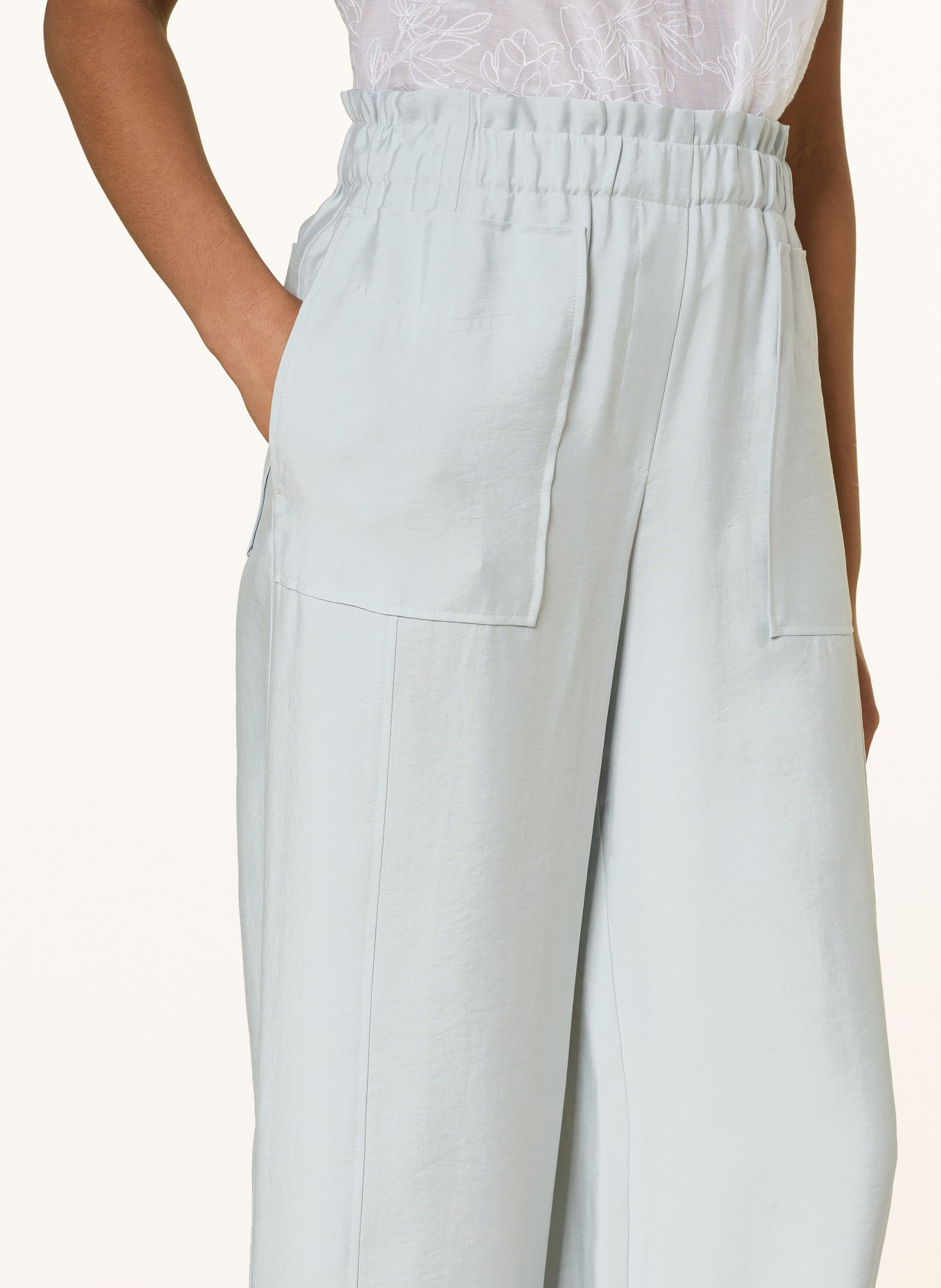 MARC CAIN Kalhoty Marlene WELKOM: 309 pearl blue