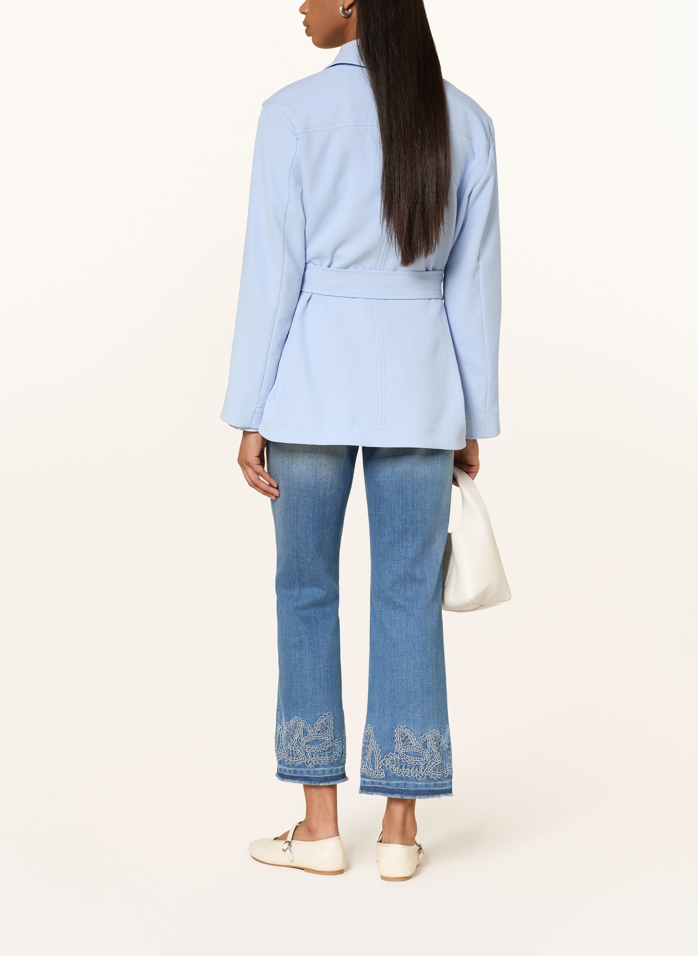 MARC CAIN Cropped Jeans FORLI: 353 blue denim