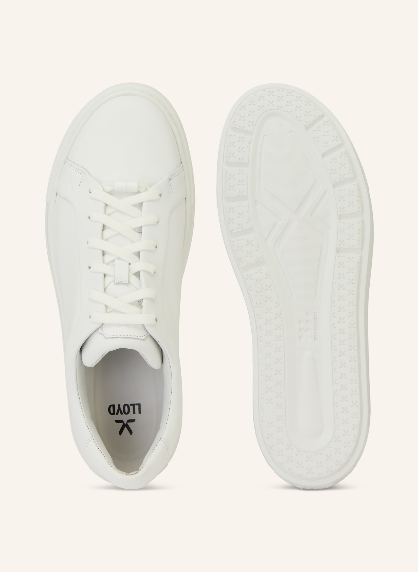 LLOYD METRO slip-on sneakers: WHITE