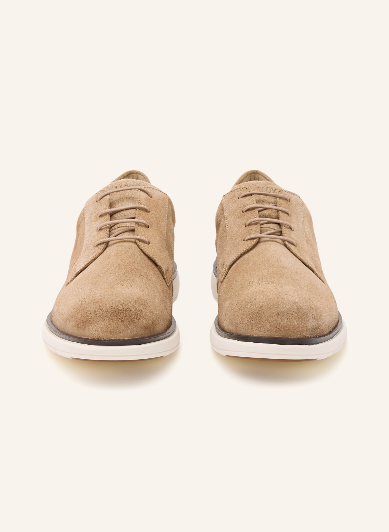 LLOYD Schnürer SABLE: BEIGE / DUNKELBRAUN