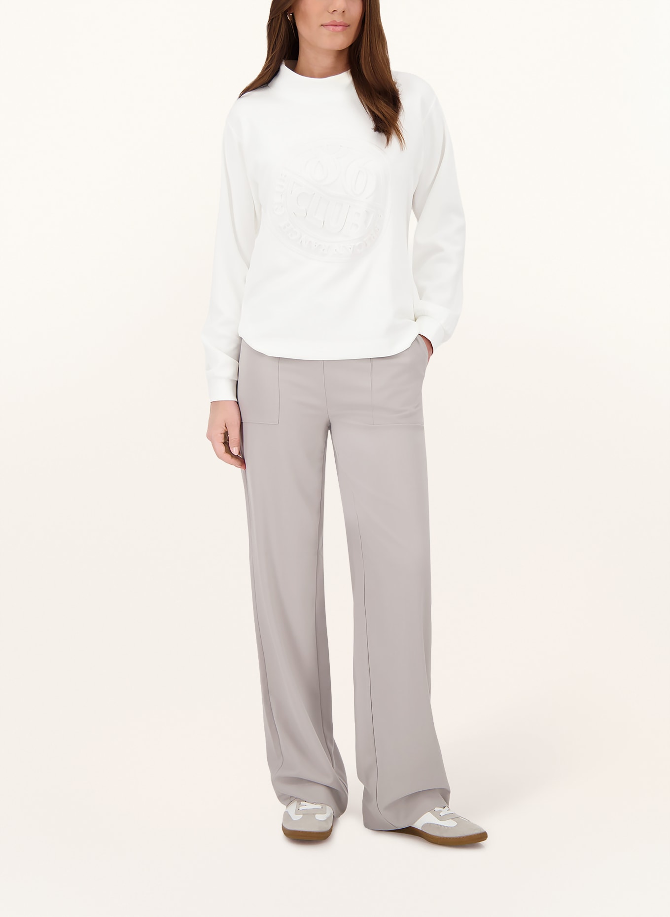 monari sweatshirt: WHITE