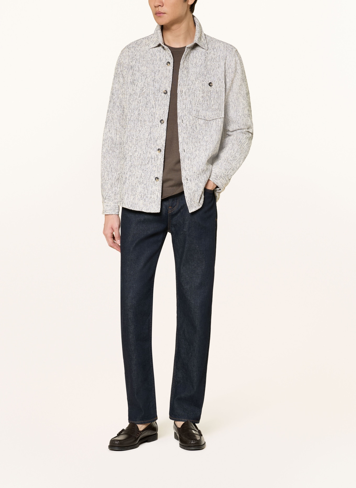 STRELLSON Tvídové sako NIU: BÉŽOVÁ